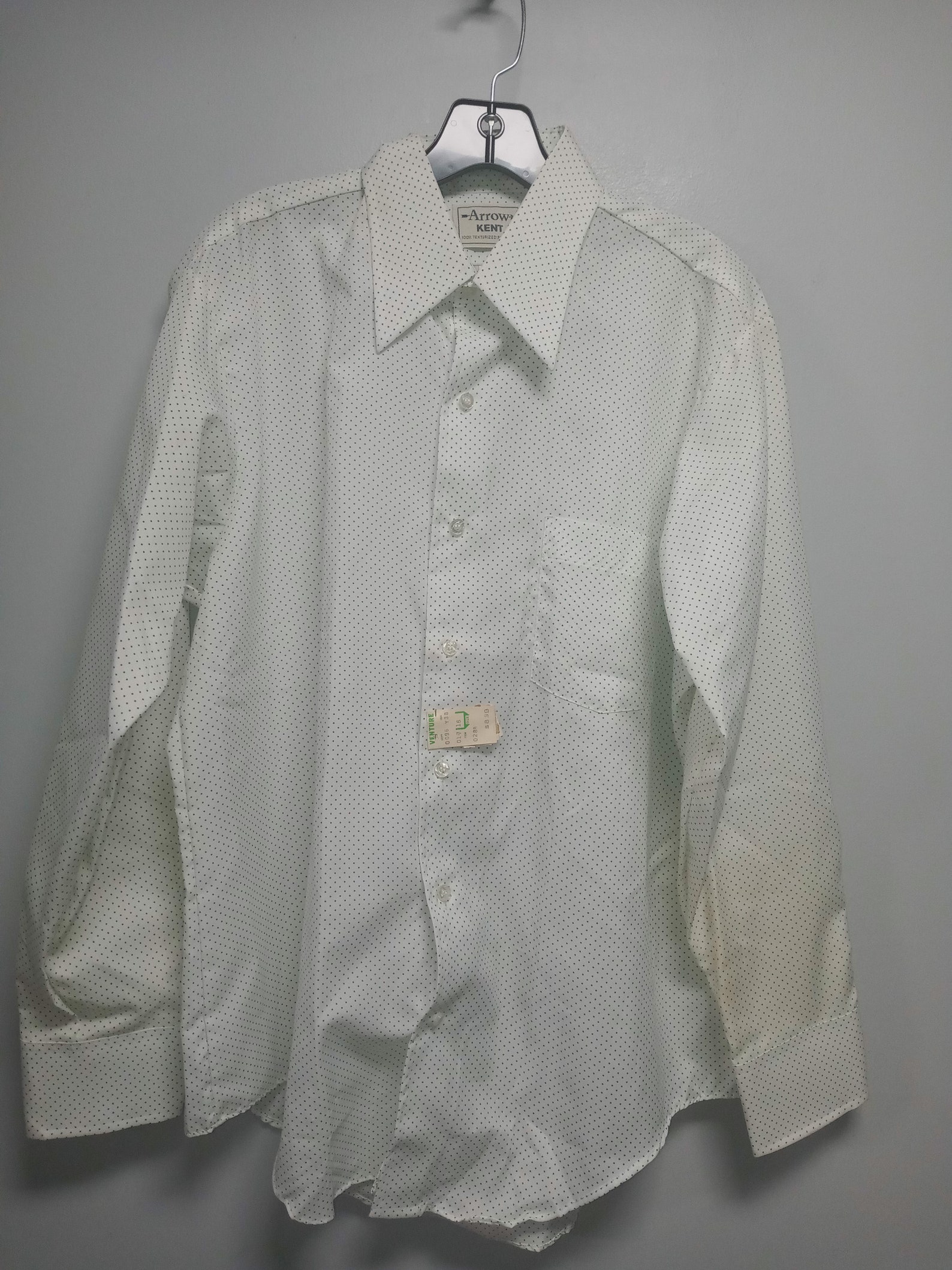 Vintage 70s Mens Long Sleeve Shirt by QIANA Tags on Never Worn - Etsy