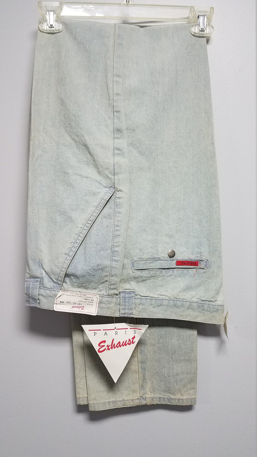 Vintage Jeans 80's by EXHAUST PARIS Never Worn, Still With All Tags On