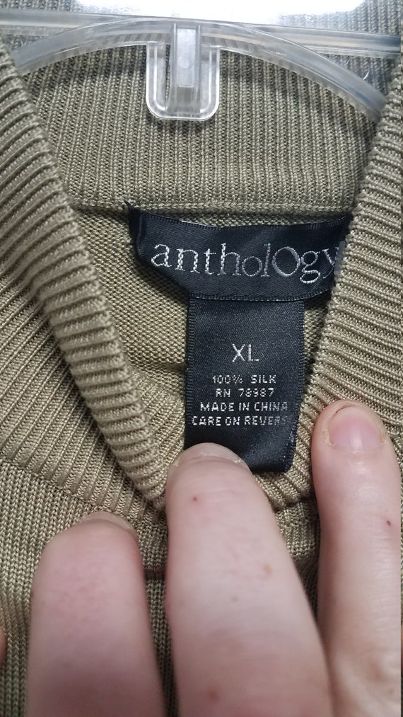 Vintage Men's Sweater By ANTHOLOGY From the 80's … - image 2