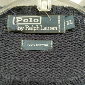 Awesome Vintage Sweater By POLO From the 80's / 90's. Tags on Never worn image 3