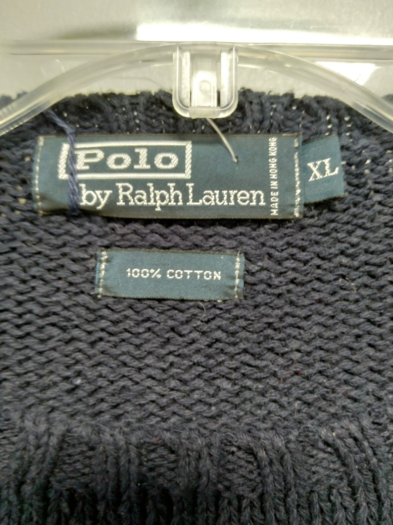 Awesome Vintage Sweater By POLO From the 80's / 90's. Tags on Never worn image 3