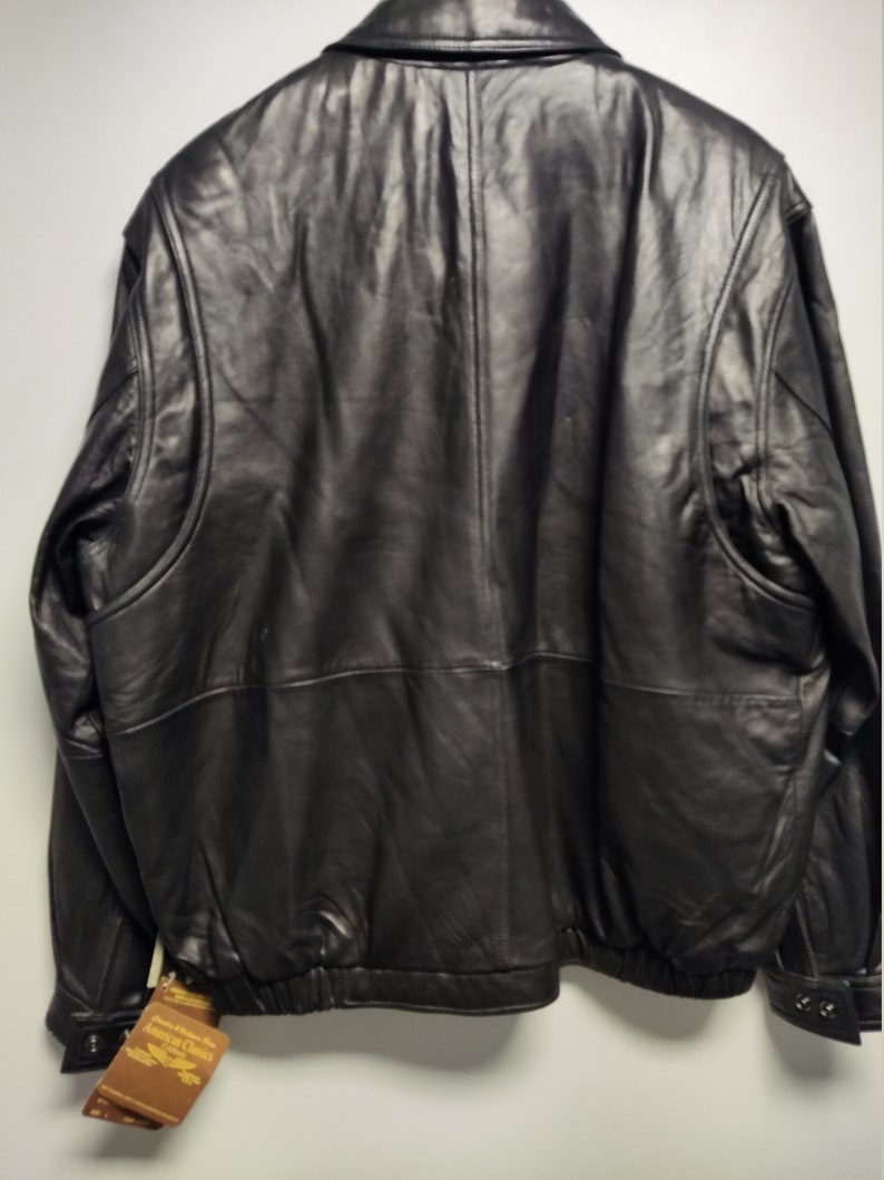 Vintage Leather Jacket 90's By American Classics Colebrook Etsy