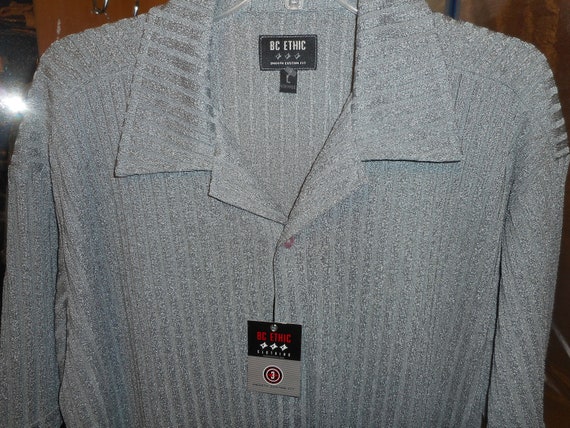 VINTAGE Mens Shirt  80'S     by  B C  ETHIC    Ne… - image 9