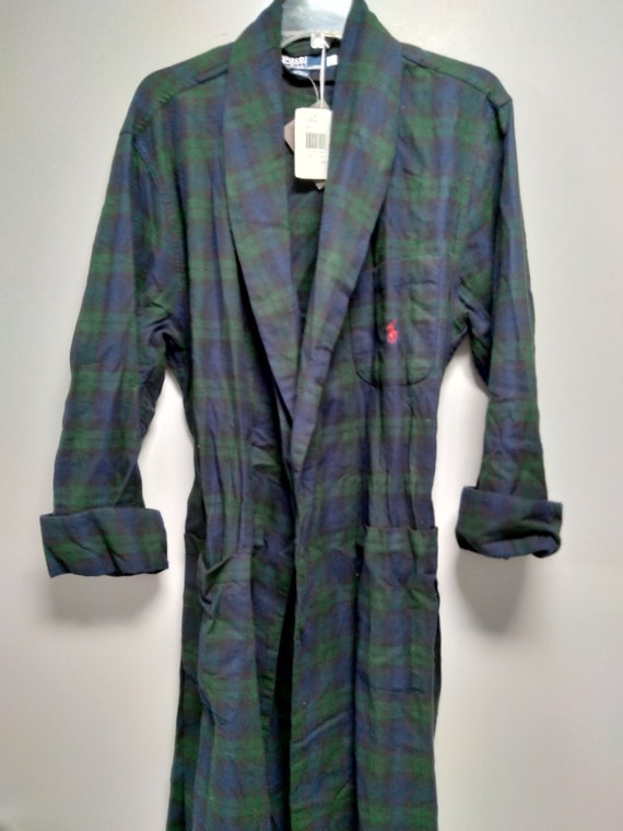 Awesome Vintage Men's Bath Robe By POLO From the … - image 1