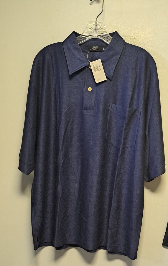 Very Nice Short Sleeve Silk Polo By JOHNNIE WALKER