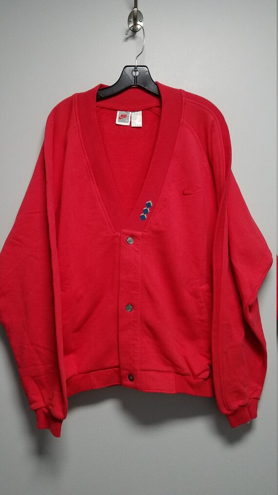 NIKE CARDIGAN SWEATER   80'S   Tags Still On