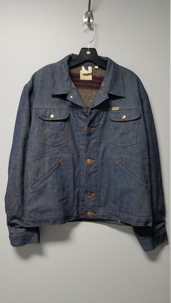 VINTAGE WRANGLER JEAN Jacket 50's or 60's Neve