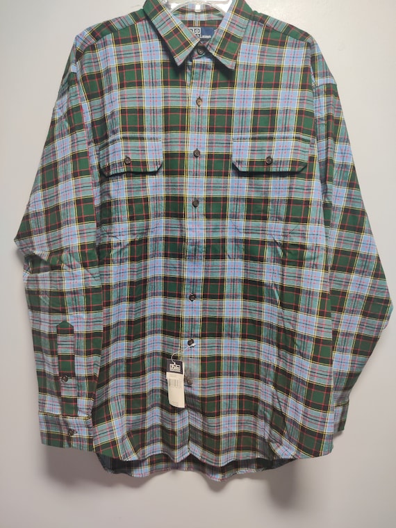 Very Nice Vintage Classic Men's Button-Down Flann… - image 1