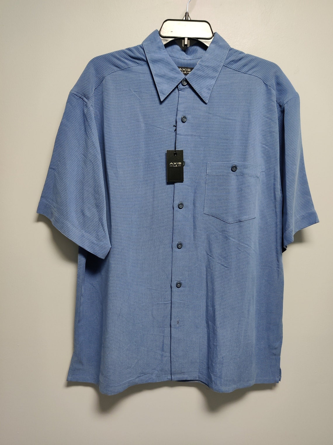 Vintage Mens Short Sleeve Shirt by AXIS LA Tags on Never Worn - Etsy