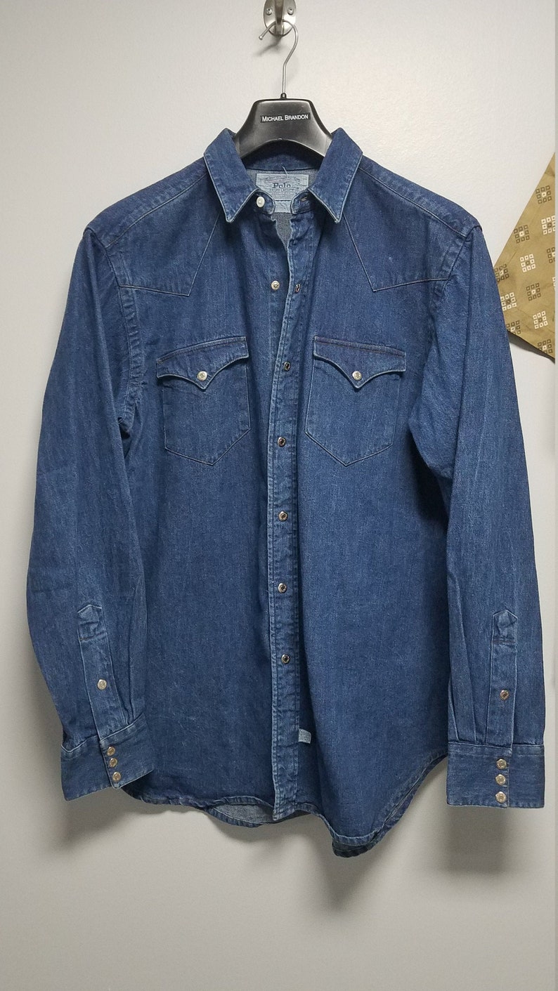 western jean shirt