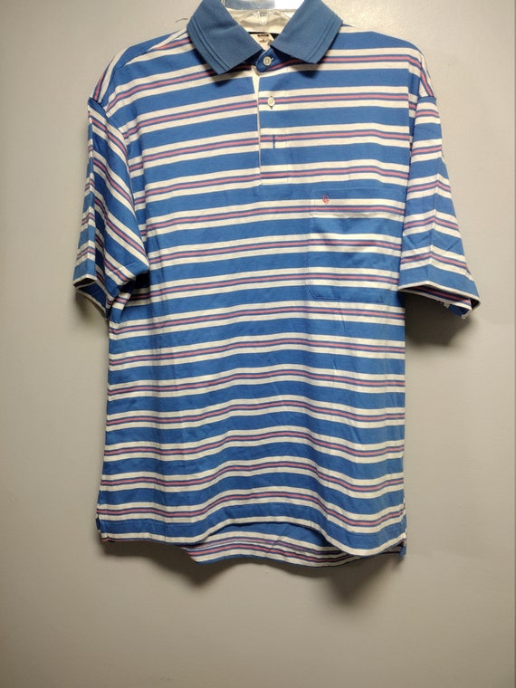 Super Nice Vintage Men's DESIGNER Short Sleeve Pol