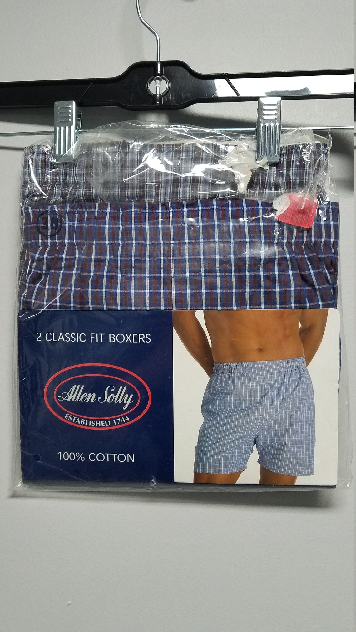 2 Classic fit Vintage Boxers 90'S. By ALLEN SOLLY. Still Etsy
