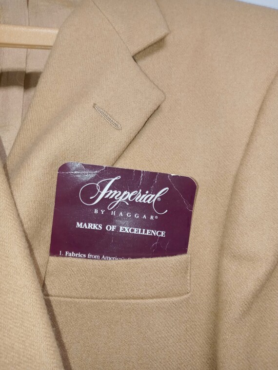 Vintage 70's Sport Coat by HAGGAR tags on never w… - image 3