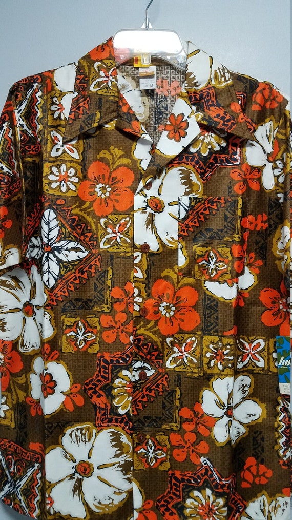 Vintage Shirt 70'S By KONA * KAI JANTZEN Hawai