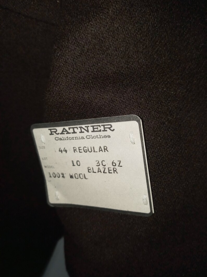 Vintage 80/'s Sport Coat by RATNER tags on never worn