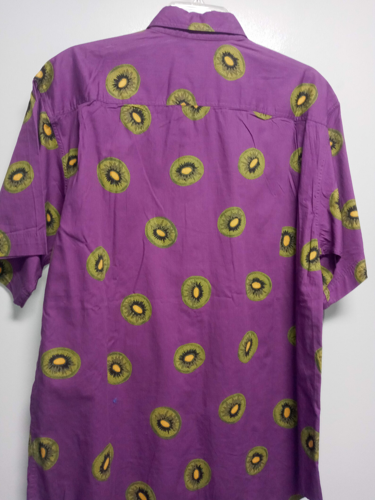 Funky Camicie Hawaiana Bambini Ragazzi Kids, Manica Corta, Print Cherryparrot, Viola, 10 - Foto 7