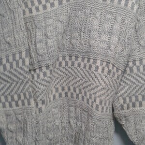 Vintage sweater Early 90's late 80's By Ginafiori 100% wool never worn Made in Great Britian. image 5