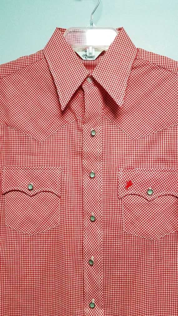 Vintage Western Shirt    by LARRY MAHAN for BUDWEI