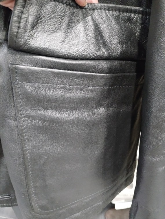 Awesome Heavy Soft & Stylish Genuine Leather Coat… - image 5