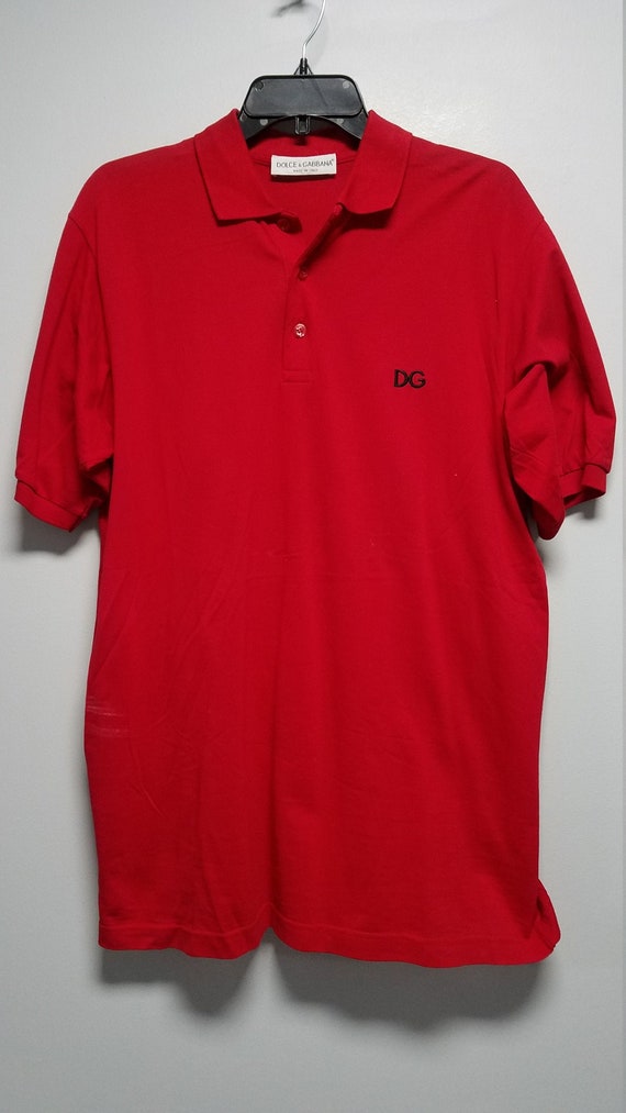 Very Nice Vintage Polo STYLE   Shirt By D Q 80'S … - image 3