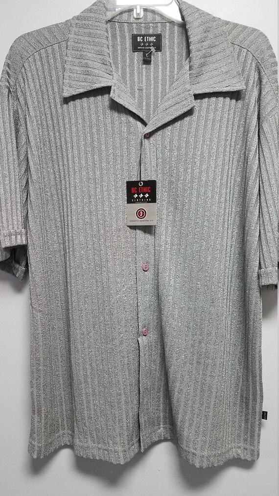 VINTAGE Mens Shirt  80'S     by  B C  ETHIC    Ne… - image 1