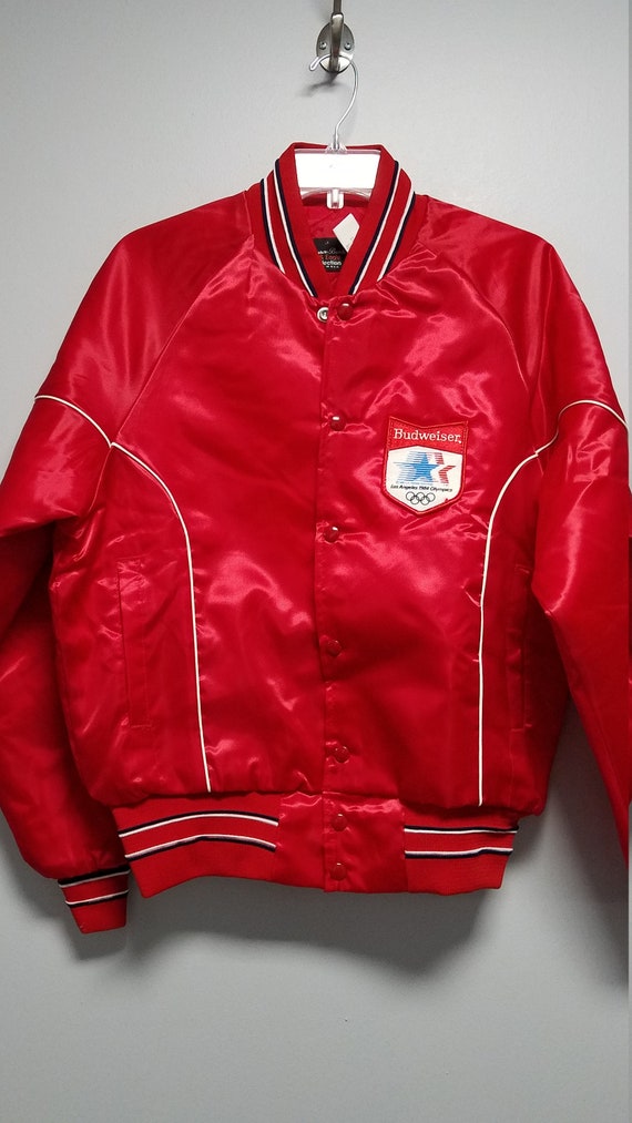 BUDWEISER & OLYMPICS  1984  SATIN Coat. Never worn
