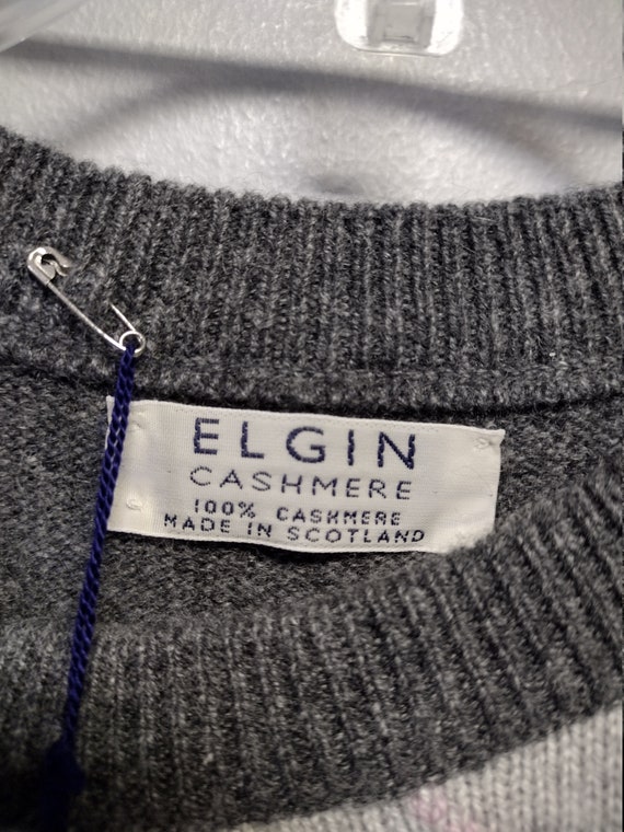 Very Nice Vintage Unisex Cashmere Sweater By ELGI… - image 5