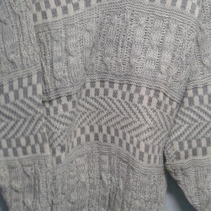 Vintage sweater Early 90's late 80's By Ginafiori 100% wool never worn Made in Great Britian. image 7