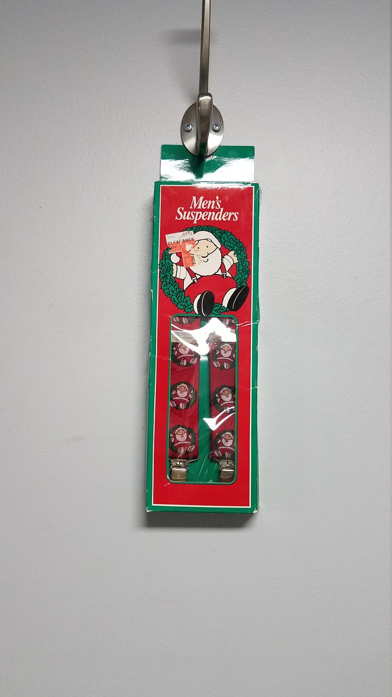 Men's CHRISTMAS. SANTA CLAUS Suspender's. 80's. Etsy