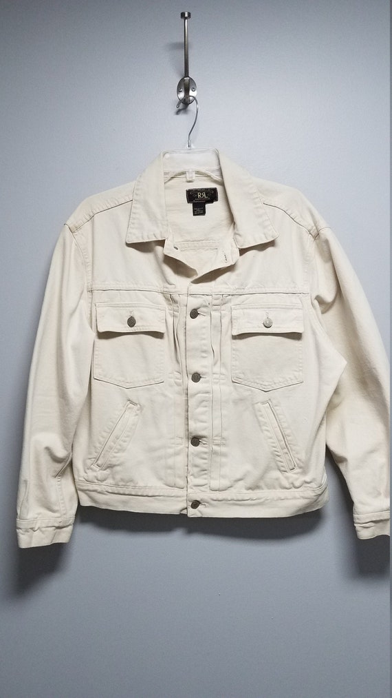 rrl white jeans