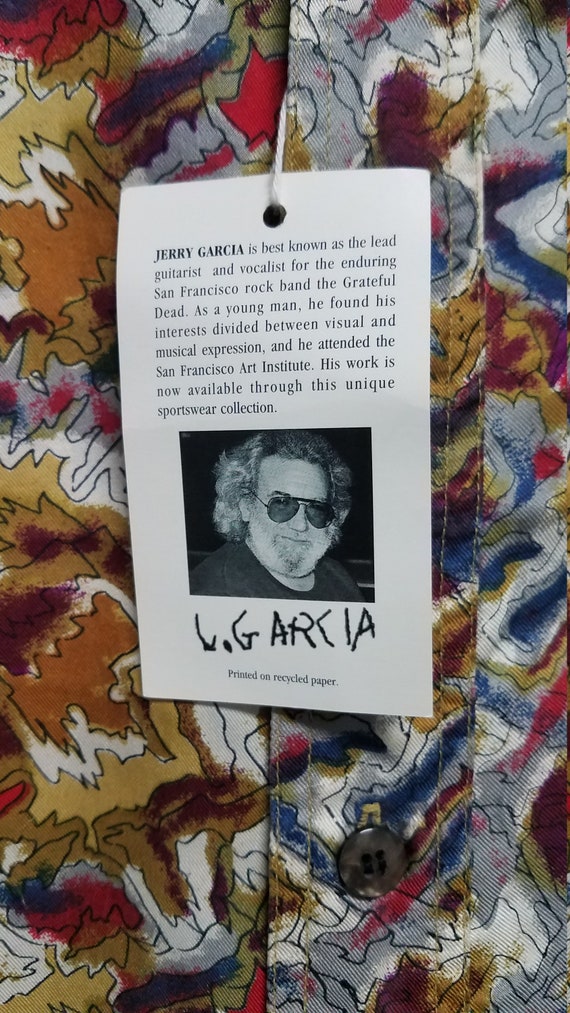 JERRY GARCIA.  EXTREMELY   Awesome  Silk Shirt   … - image 3