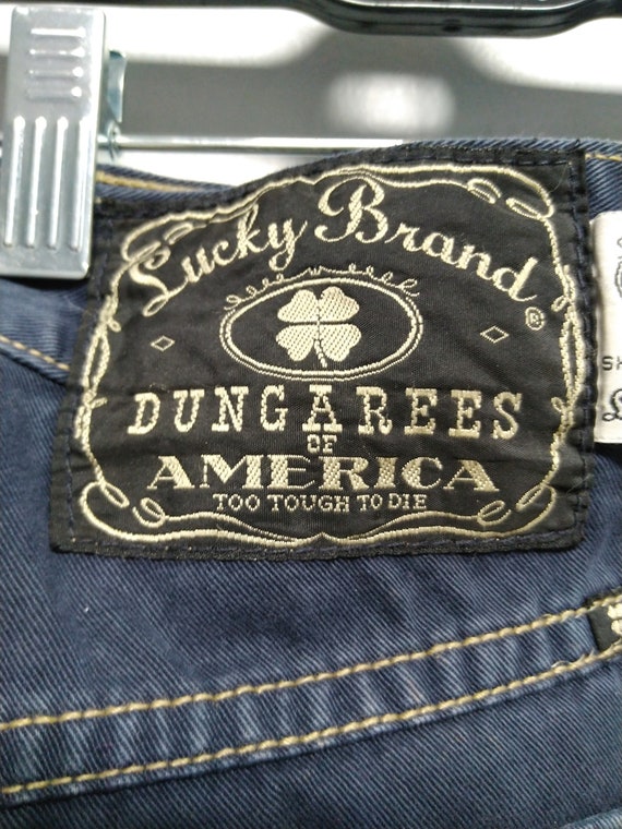 Vintage Men's Blue Denim Dungarees Jeans by LUCKY BRAND Dungarees of  America From the 90's. Tags on Never Worn. 