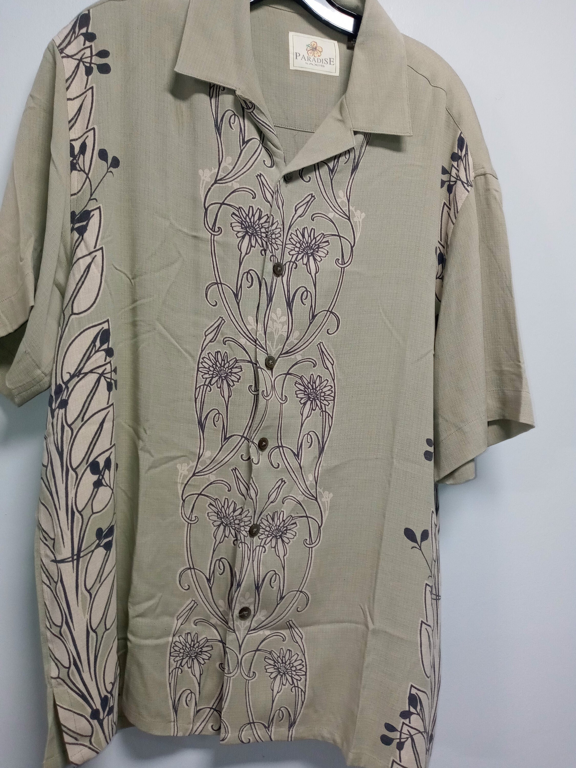 Vintage Mens Short Sleeve Shirt by AXIS 