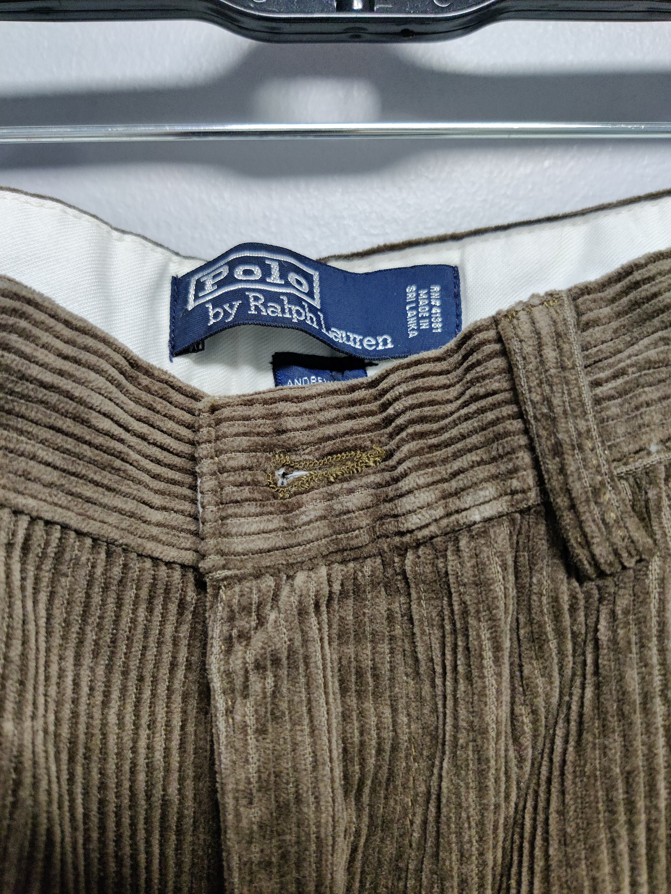 Very Nice Classic Vintage Men's Corduroy Pants by POLO RALPH