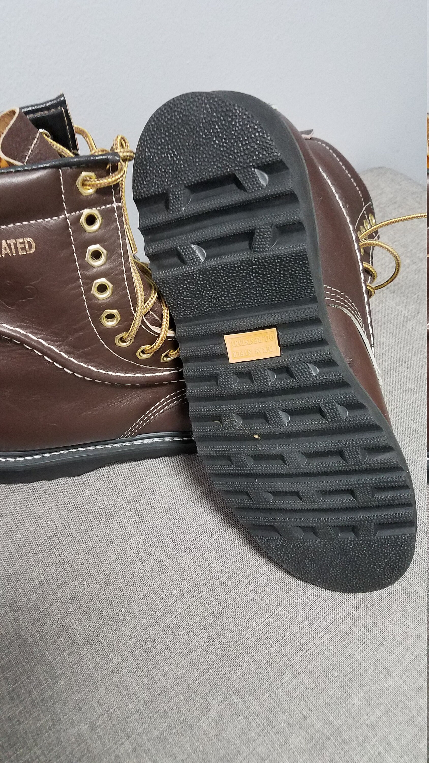 Texas steer steel toe cheap boots