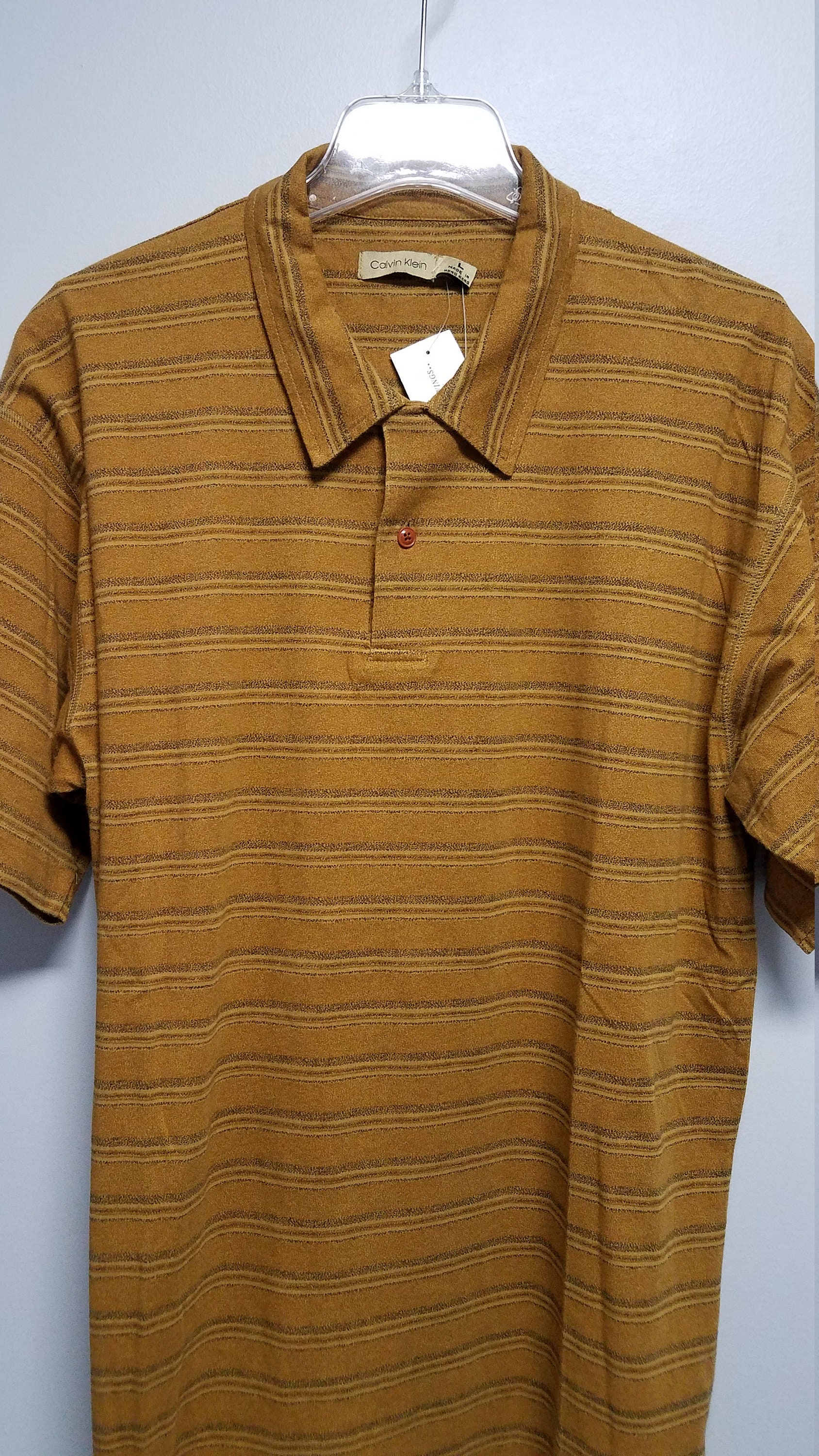 Vintage Polo Style Shirt 80's by CALVIN KLEIN Never Worn - Etsy