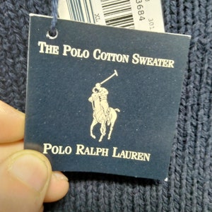 Awesome Vintage Sweater By POLO From the 80's / 90's. Tags on Never worn image 5