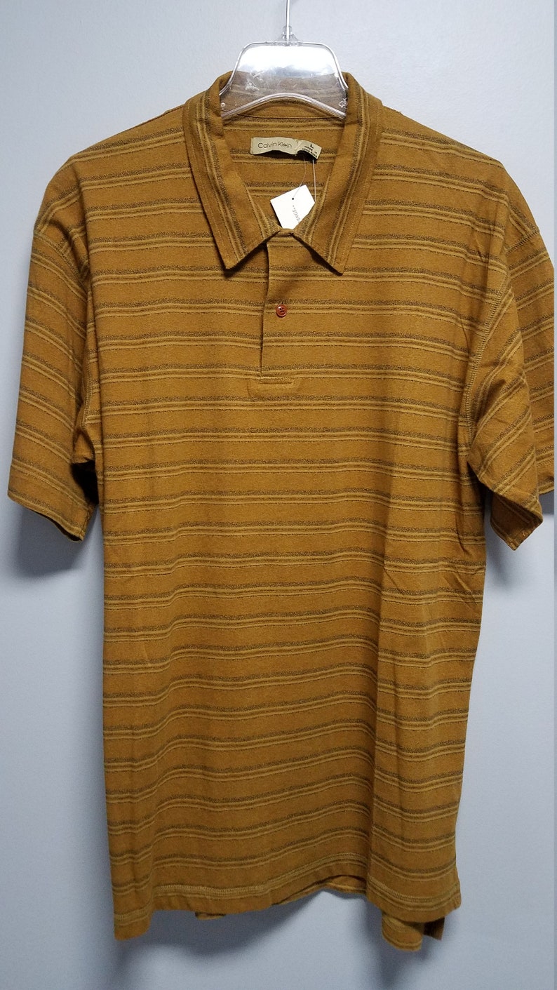 Vintage Polo Style Shirt 80's by CALVIN KLEIN Never Worn - Etsy