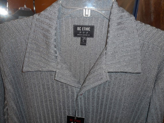 VINTAGE Mens Shirt  80'S     by  B C  ETHIC    Ne… - image 6