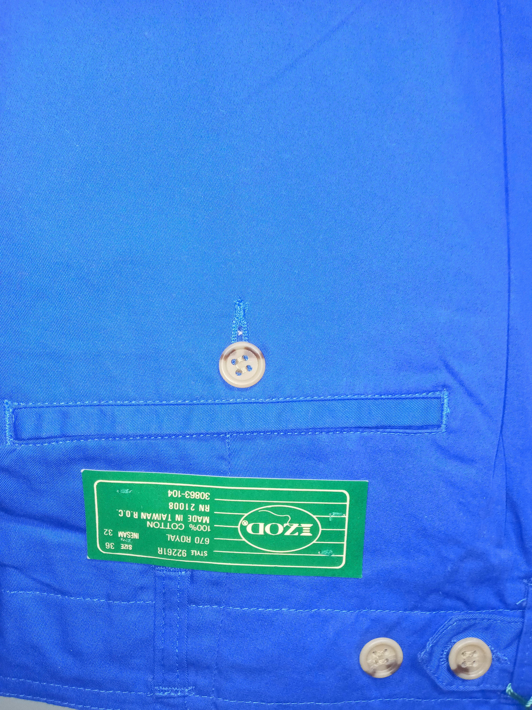 Pantalones de golf vintage para hombre de etiquetas IZOD en nunca