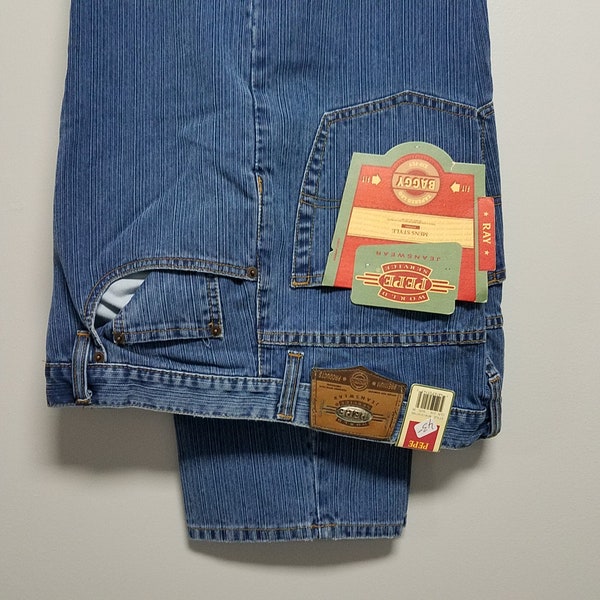 Vintage Blue Jeans  Early 90's    by  PEPE    NEVER WORN,   Still With All Tags On