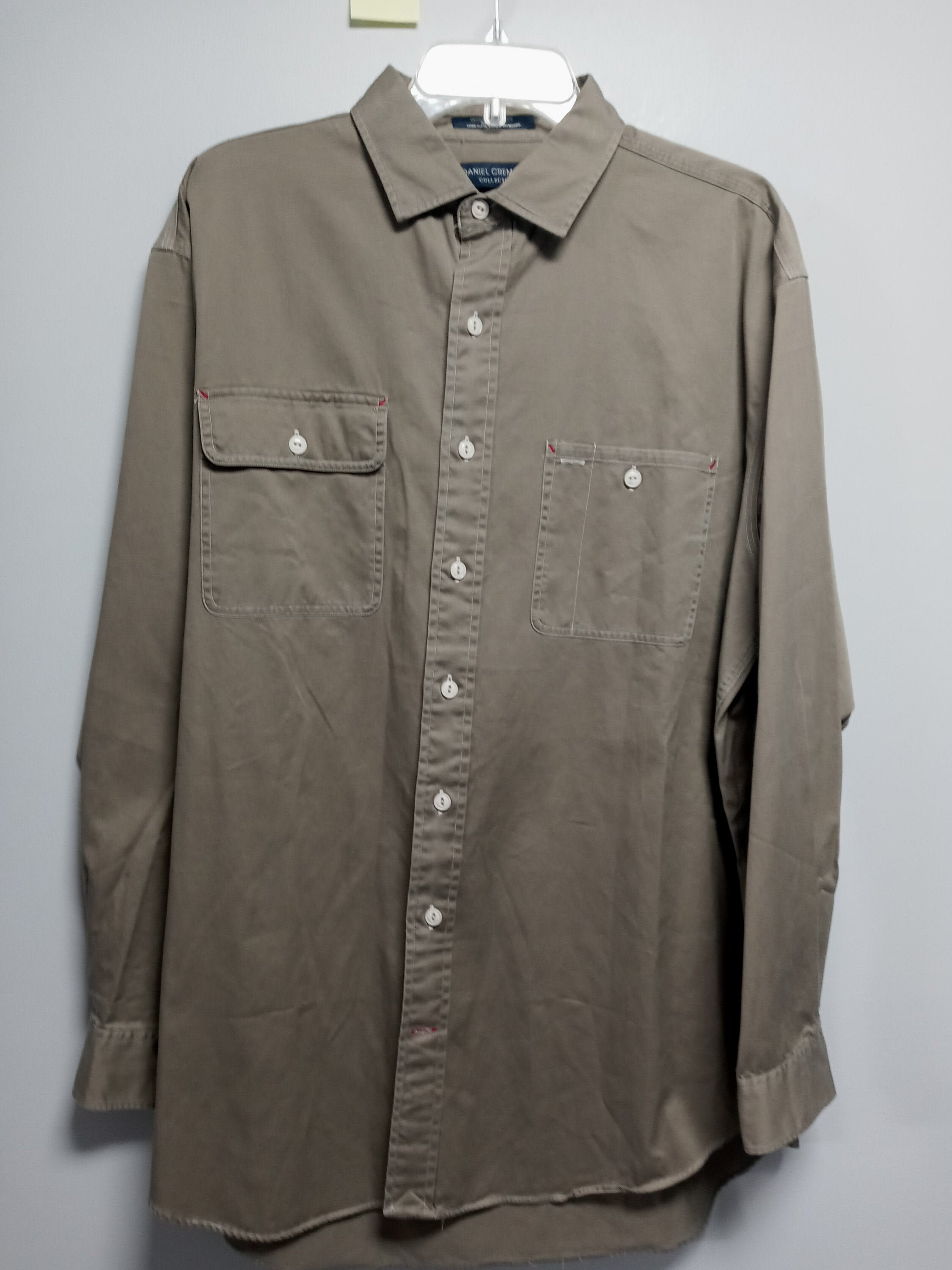 Vintage Mens Long Sleeve Shirt by 