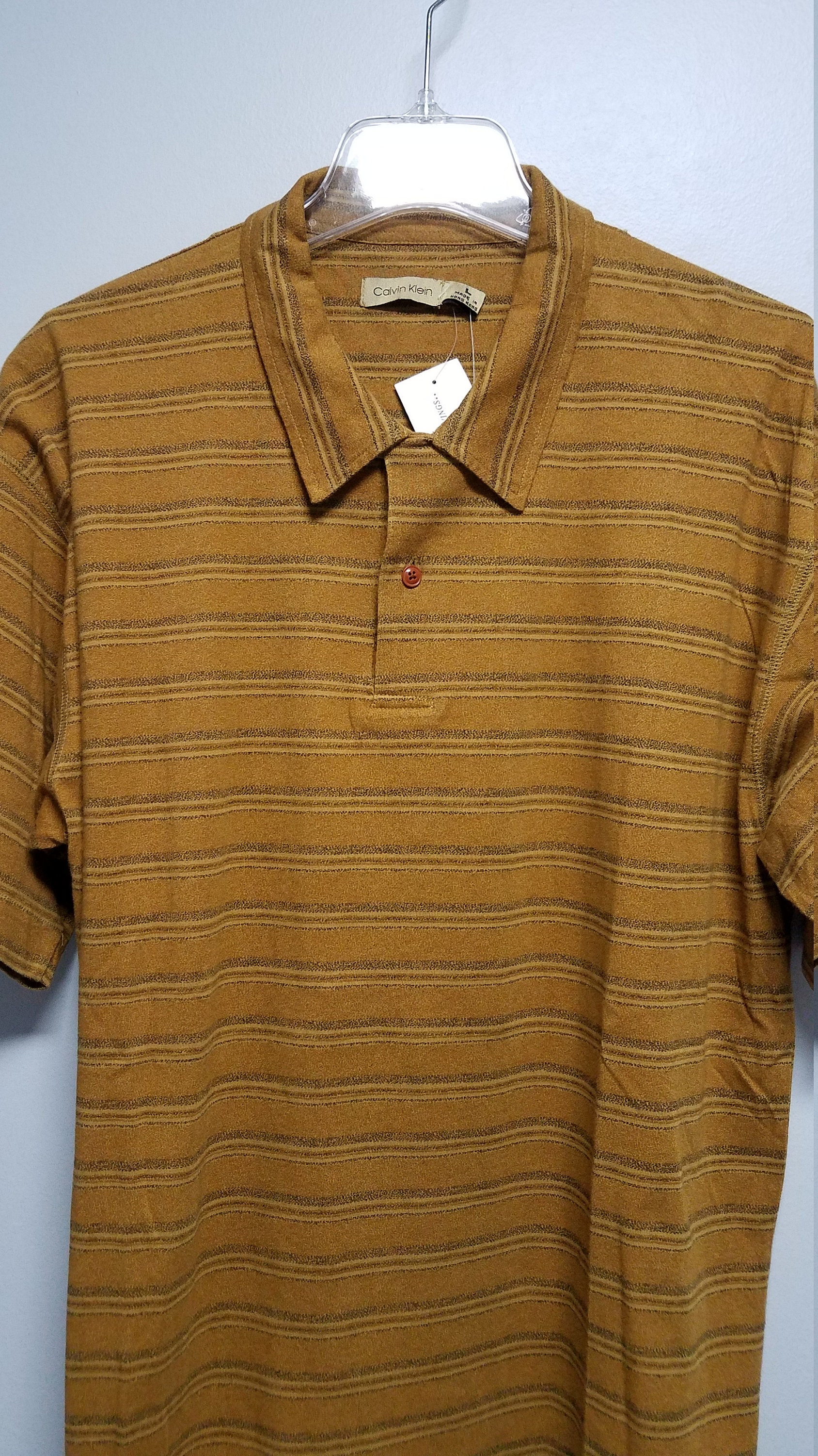 Vintage Polo Style Shirt 80's by CALVIN KLEIN Never Worn - Etsy