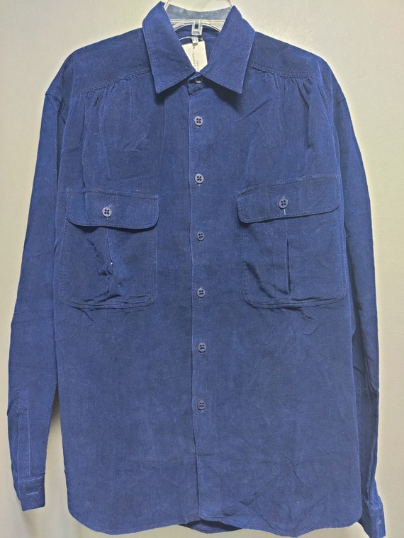 Very Nice Classic Vintage DESIGNER Men s Corduroy Button down