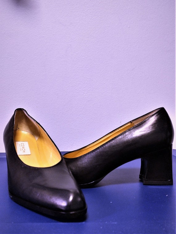 BEAUTIFUL Vintage Designer Heels By COACH Made In 