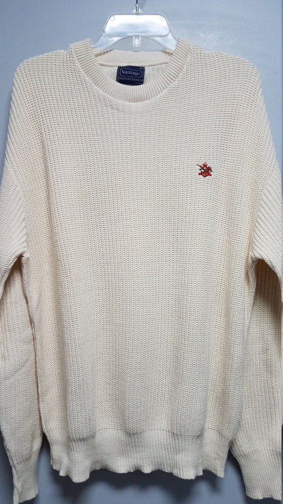 BEAUTIFUL  BUDWEISER SWEATER  80'S   Never Worn - image 3