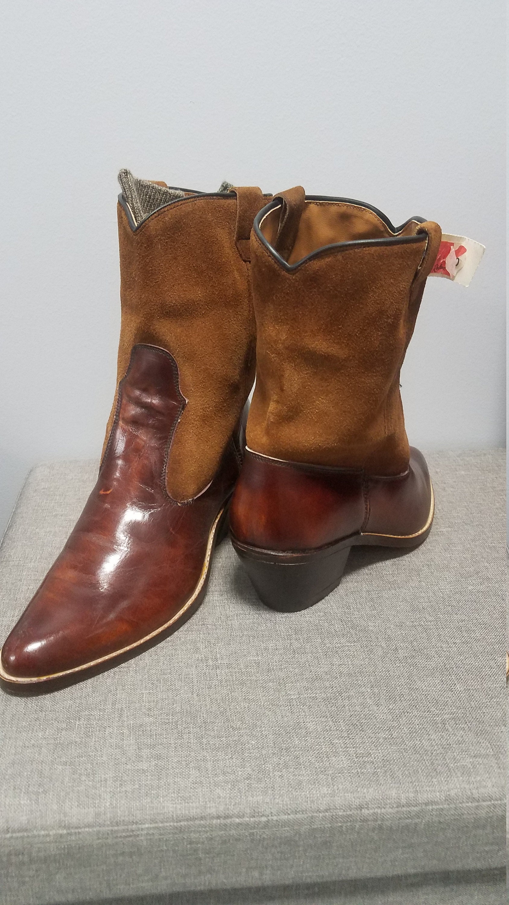 Bostonian Boots Men's Or. Made in Spain. 60's or 70's. Never Worn ...