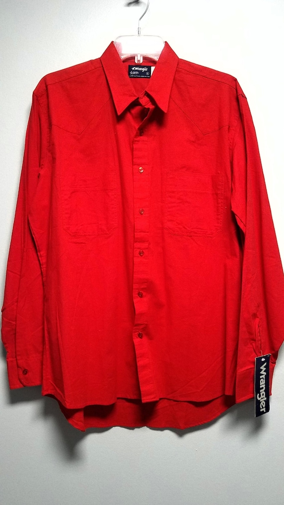 WRANGLER VINTAGE Western Shirt 70's by WRANGLER Size Large | Etsy
