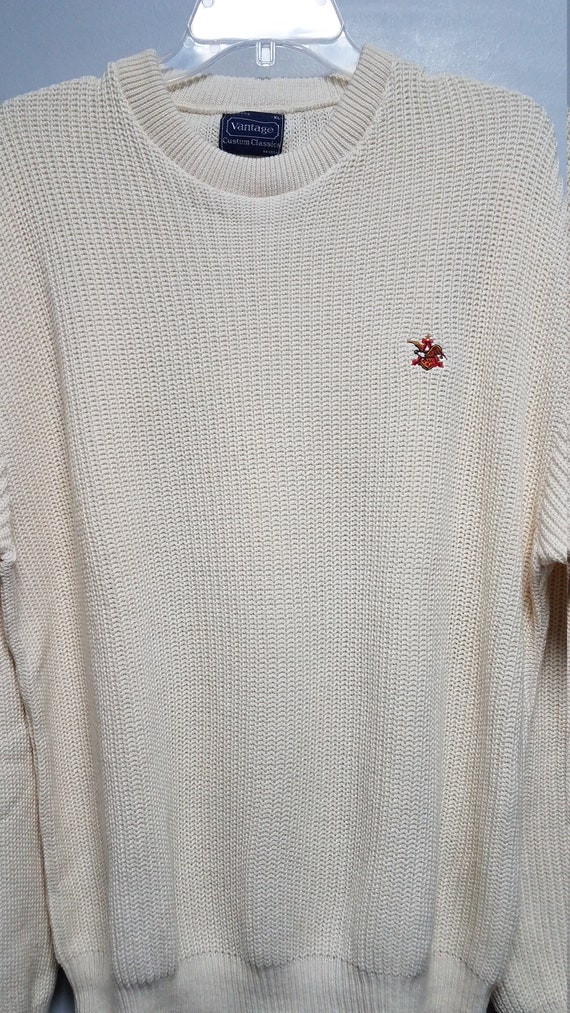 BEAUTIFUL  BUDWEISER SWEATER  80'S   Never Worn - image 2