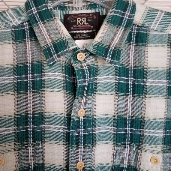 rrl flannel shirt